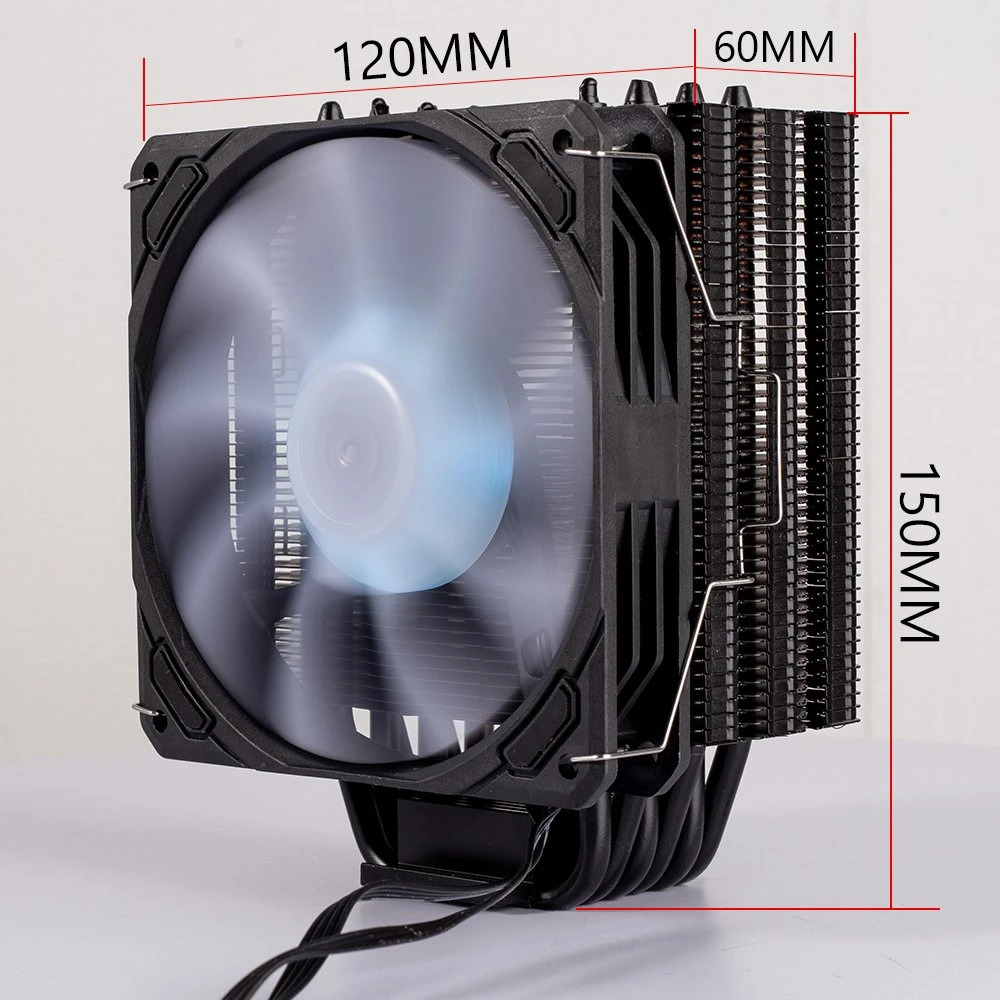 Factory Price Aluminum Copper Cooling Fan Heatsink RGB Air CPU Cooler for Desktop Computer
