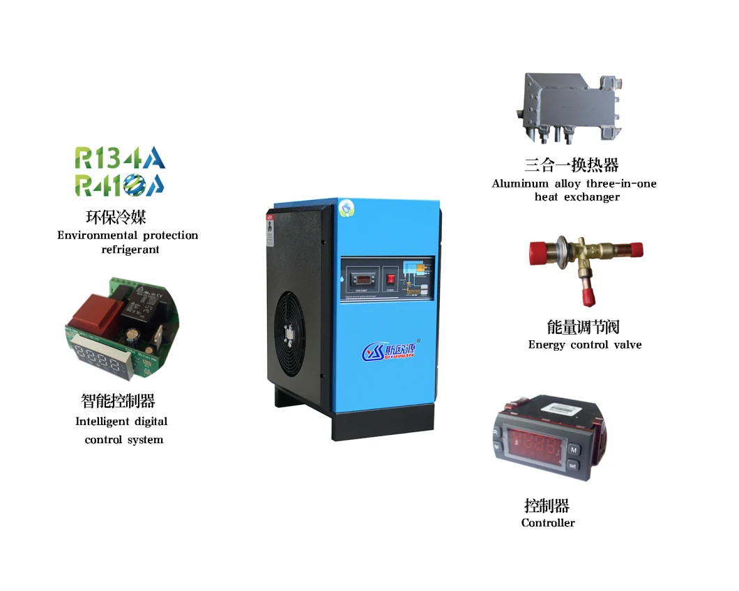 Air Cool Compressed Refrigerated Air Dryer Per Compressed Air Dryer with ISO 9001certificate Tr-06