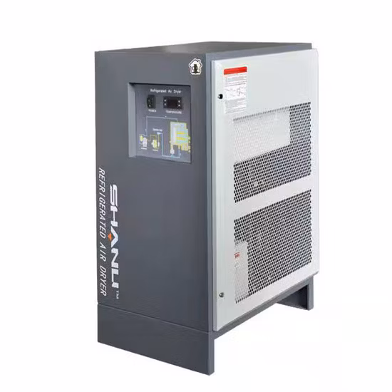 80c High Inlet Temperature Air Compressor Refrigeration Dryer Manufacturer R410A Refrigerated Compressed Air Dryer